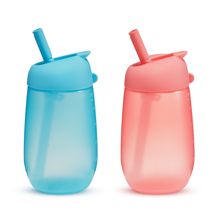 Simple Clean™ Straw Cup, 10oz, 2pk