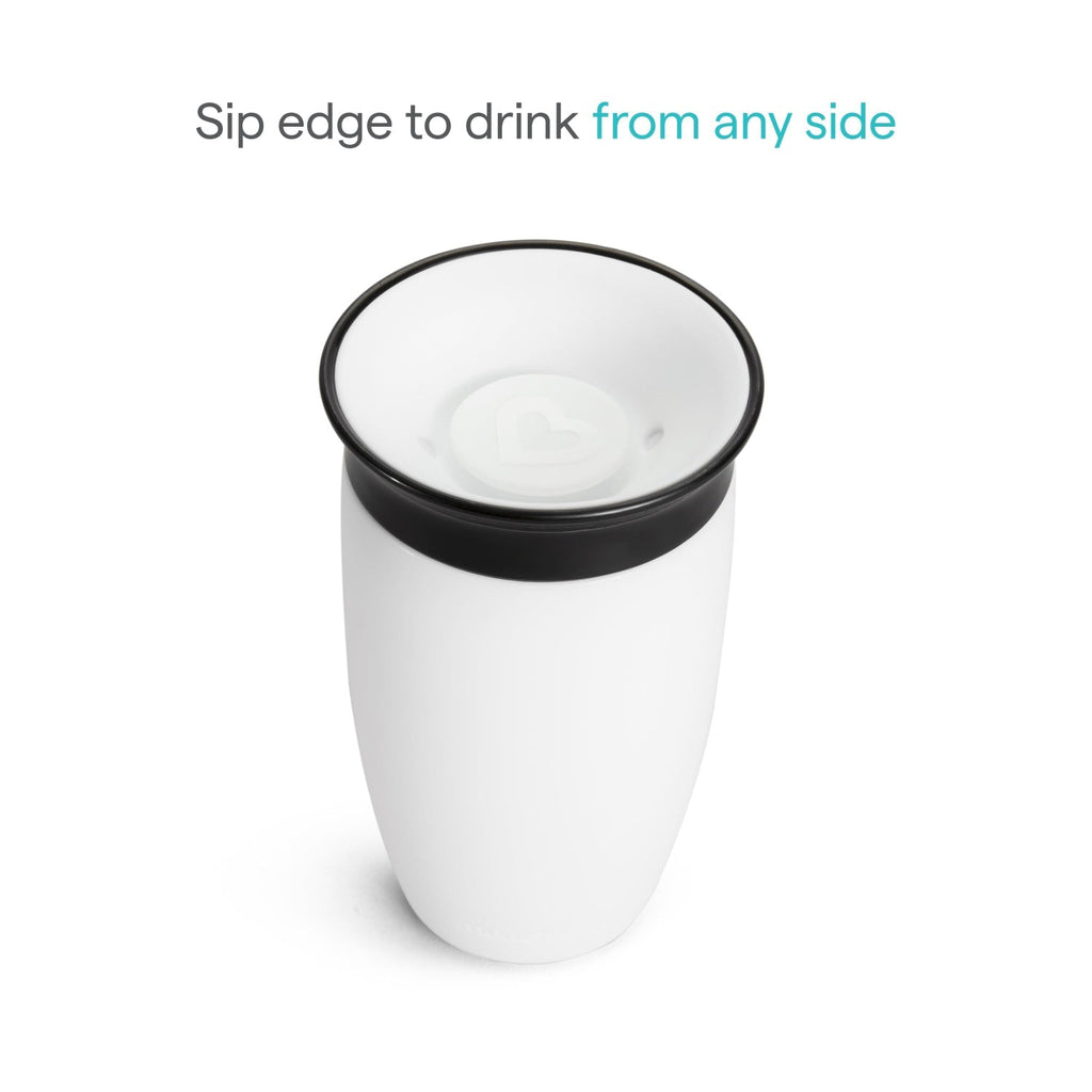 Miracle® 360° Black & White Sippy Cup, 10oz, 2pk