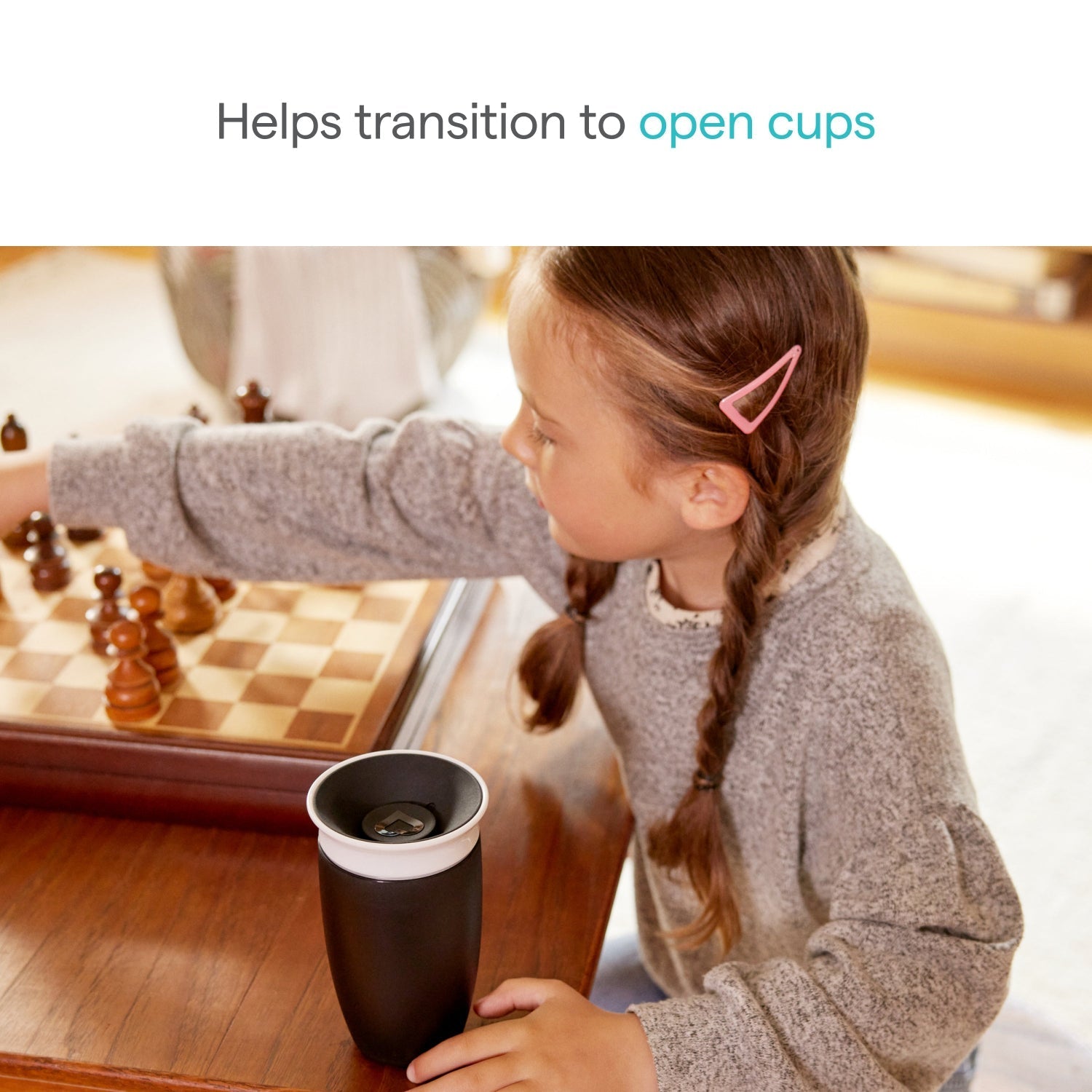Miracle® 360° Black & White Sippy Cup, 10oz, 2pk