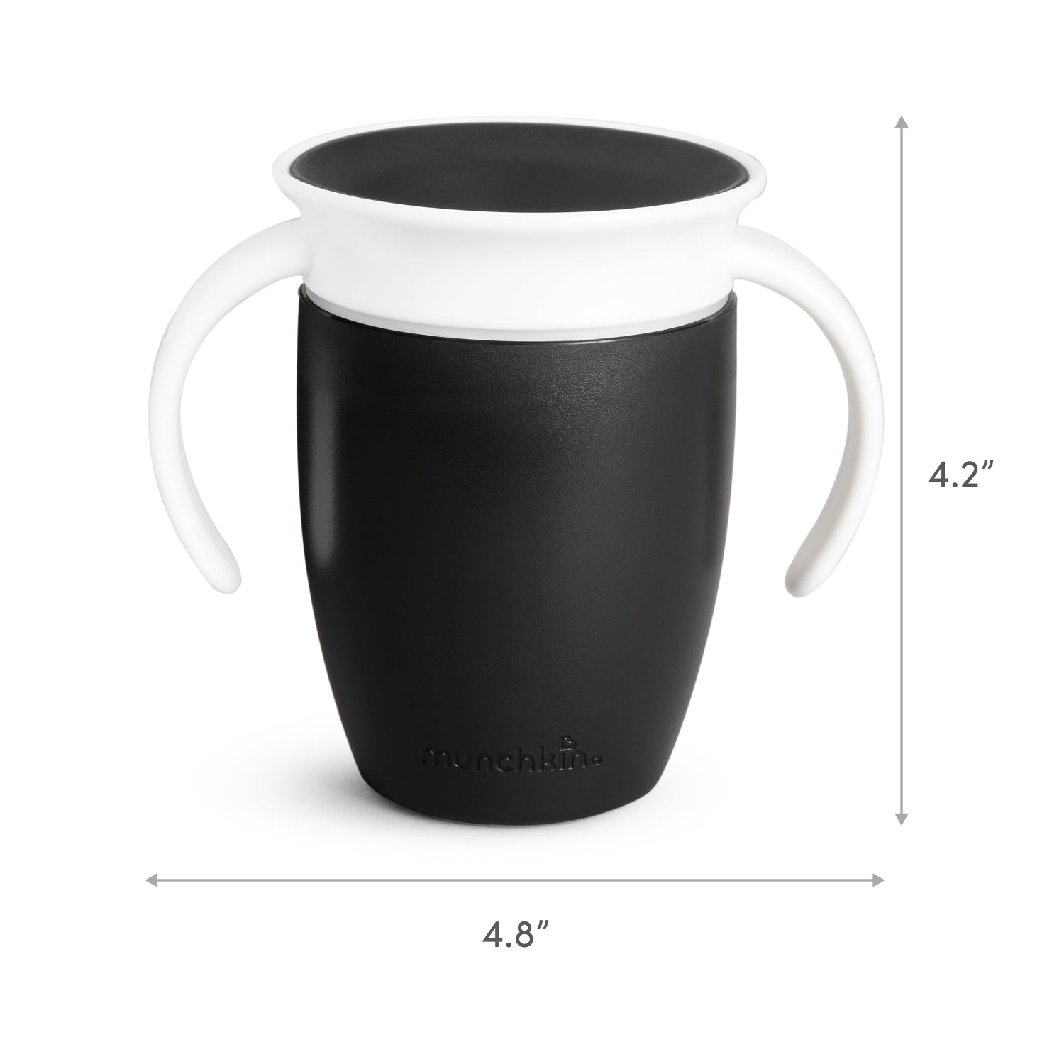 Miracle® 360° Black & White Trainer Cup, 7oz, 2pk
