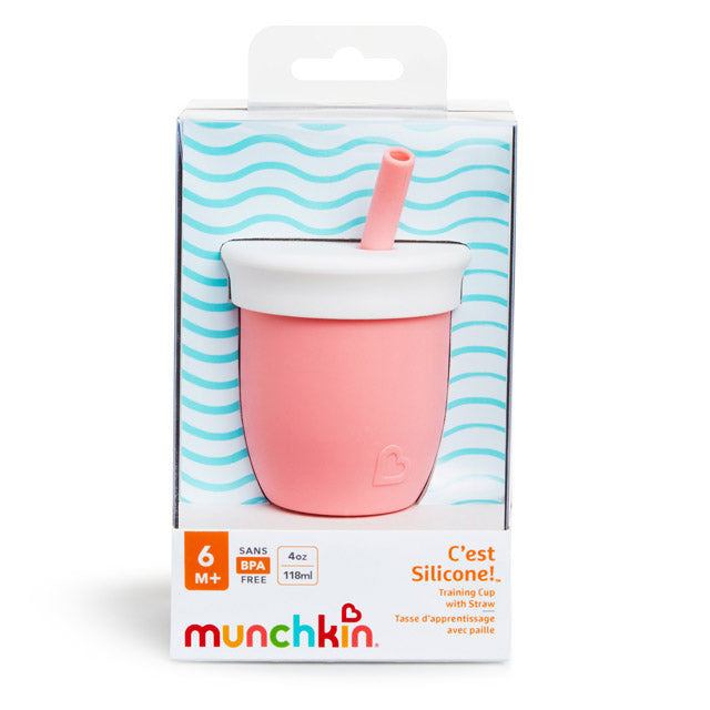 C’est Silicone!™ Training Cup with Straw, 4oz