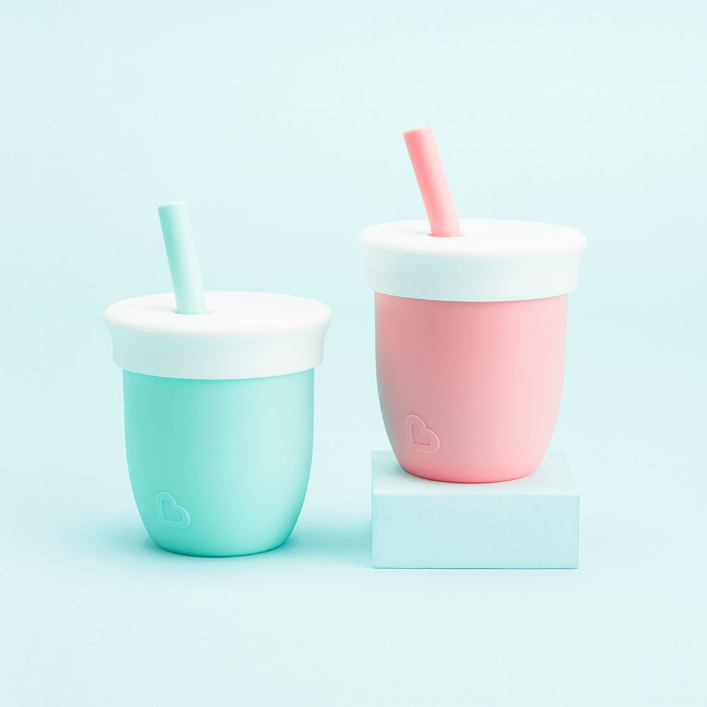 C’est Silicone!™ Training Cup with Straw, 4oz