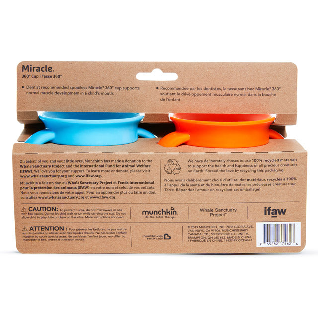 Miracle® 360° WildLove Trainer Cup, 6oz, 2pk